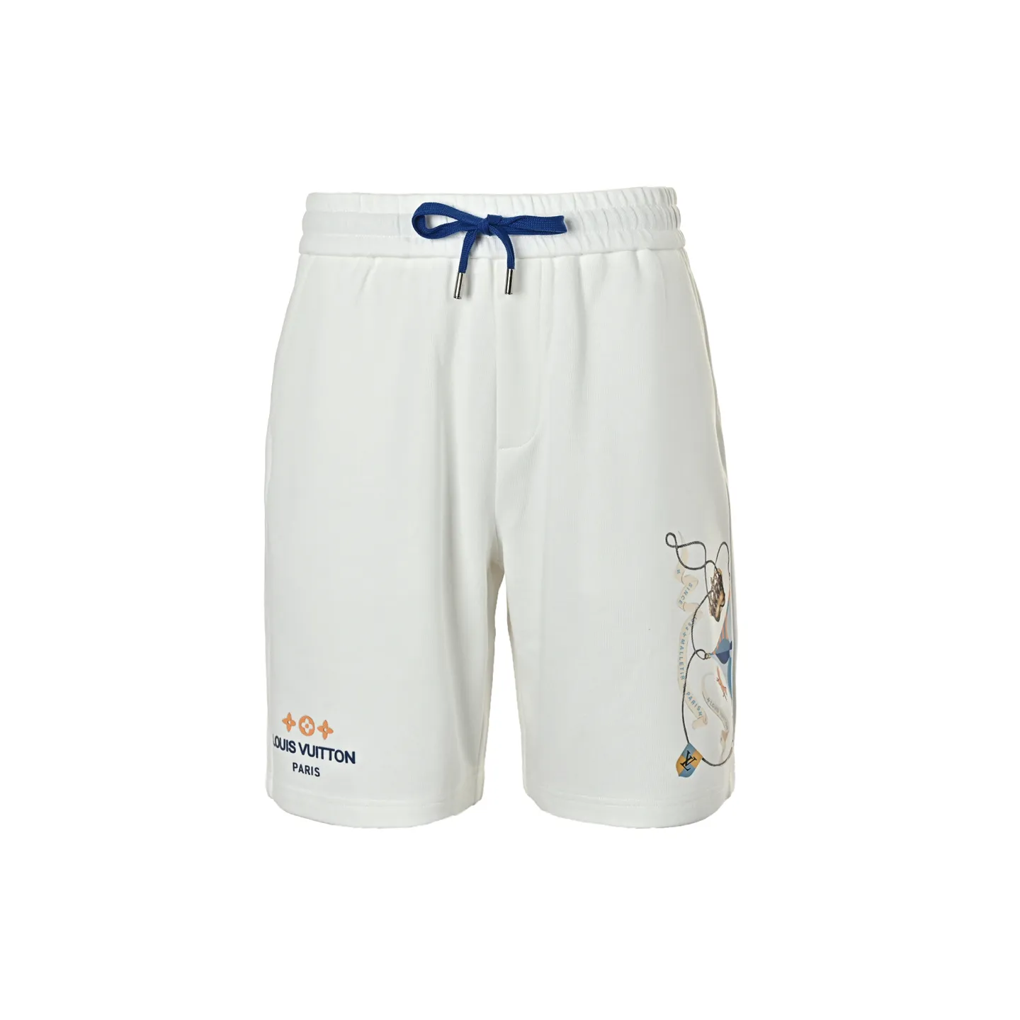 Louis Vuitton/Louis Vuitton 26ss crown print shorts